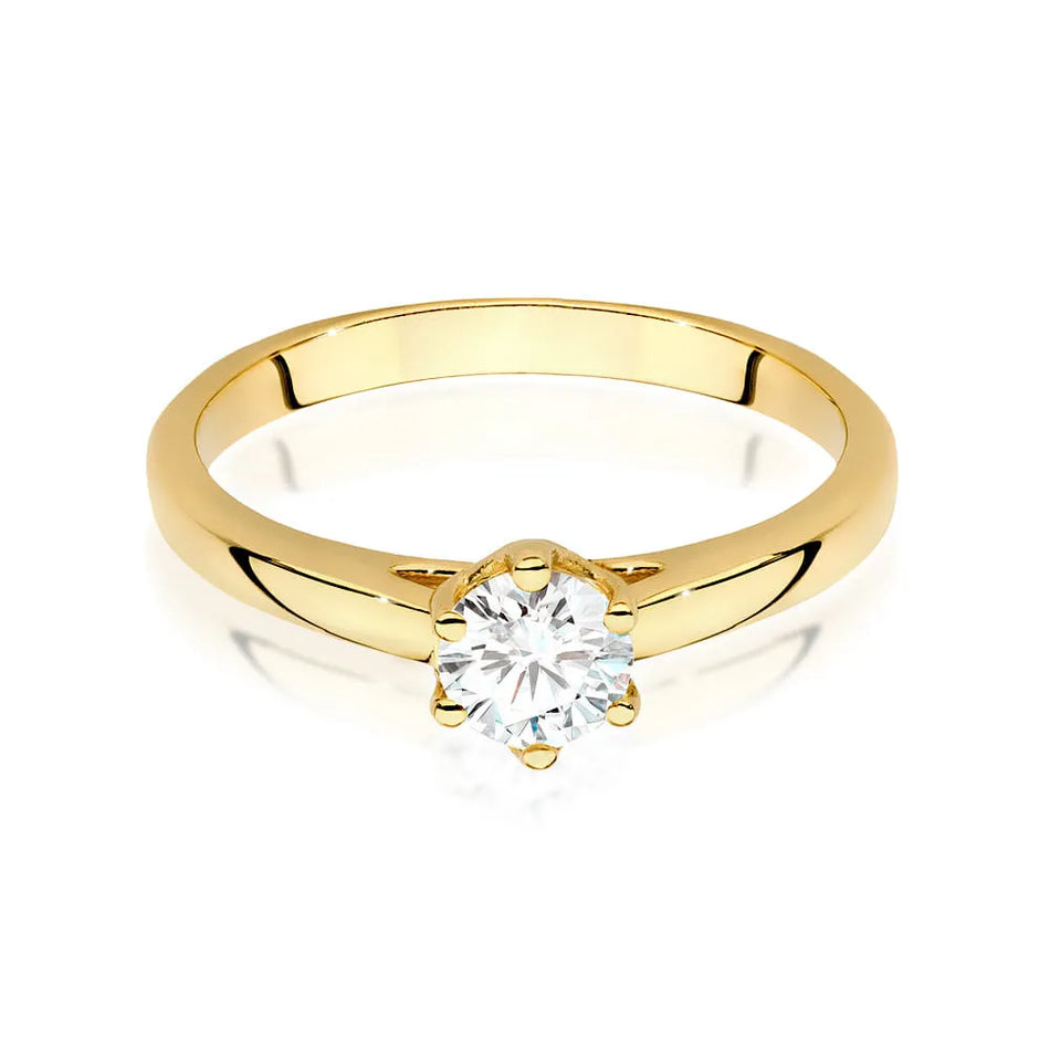 Gold Ring with 0.50ct Diamond