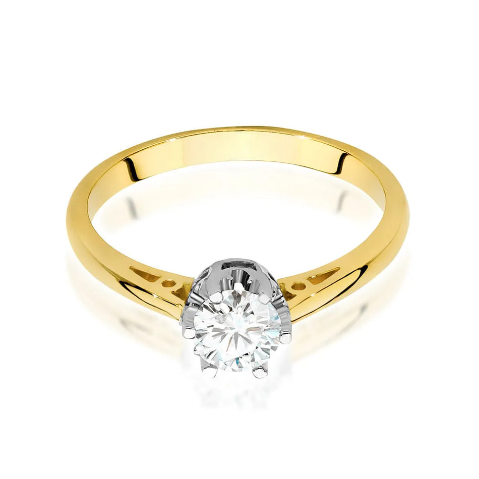 Gold Ring with 0.50ct Diamond