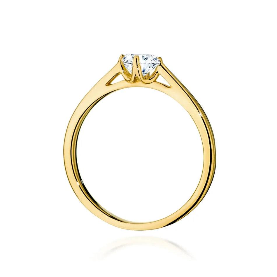 Gold Ring with 0.40ct Diamond