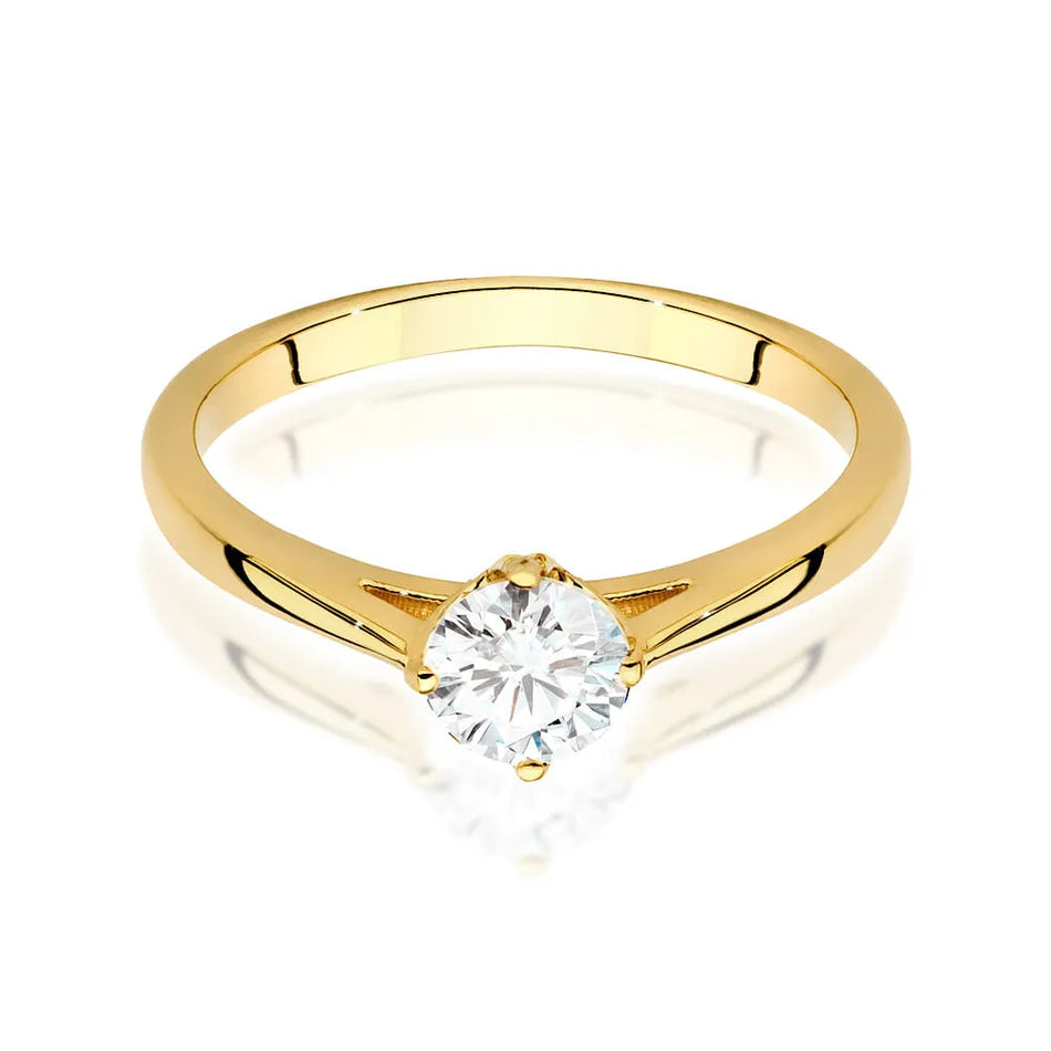 Gold Ring with 0.50ct Diamond