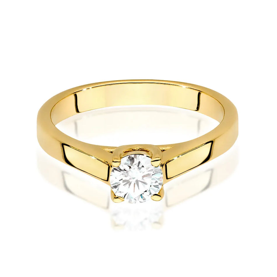 Gold Ring with 0.50ct Diamond