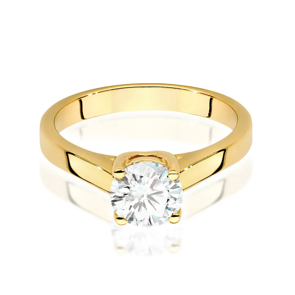 Gold Ring with 1.00ct Diamond