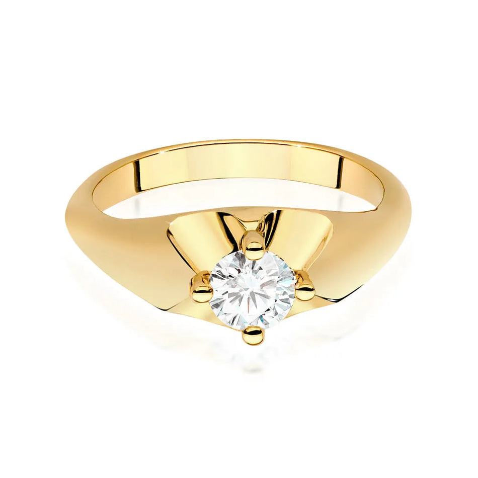 Gold Ring with 0.50ct Diamond