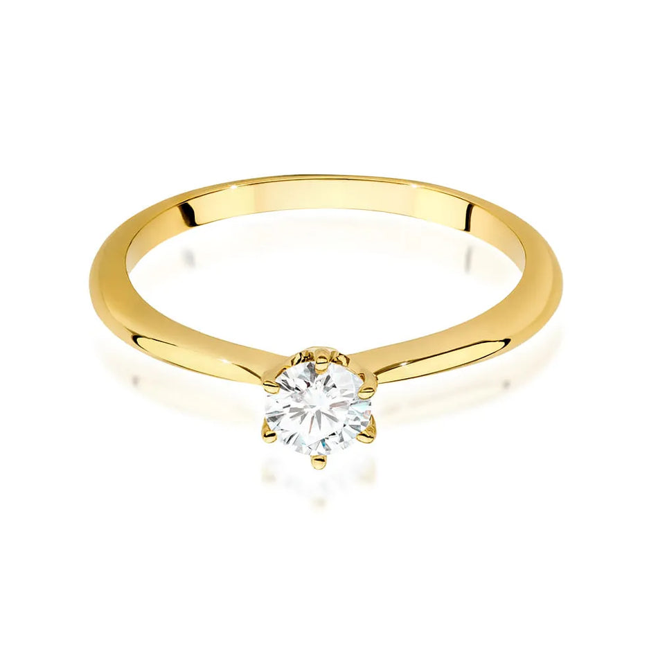 Gold Ring with 0.50ct Diamond
