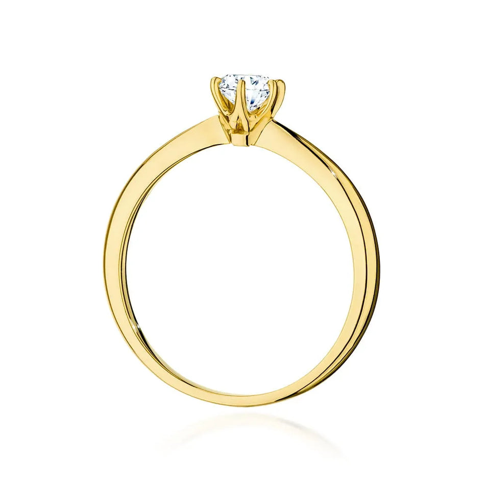 Gold Ring with 0.50ct Diamond