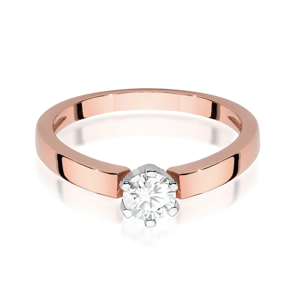 Gold Ring with 0.25ct Diamond