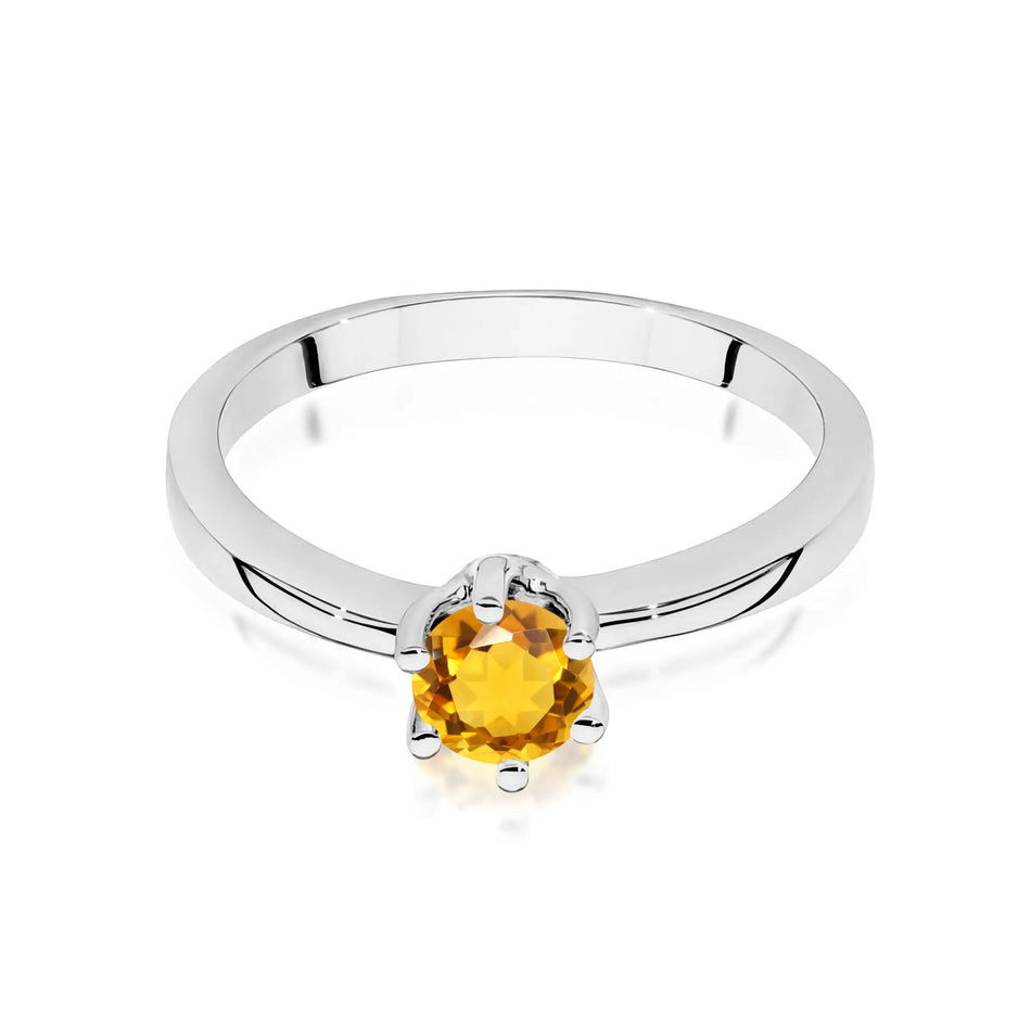 Gold Ring with 0.50ct Citrin