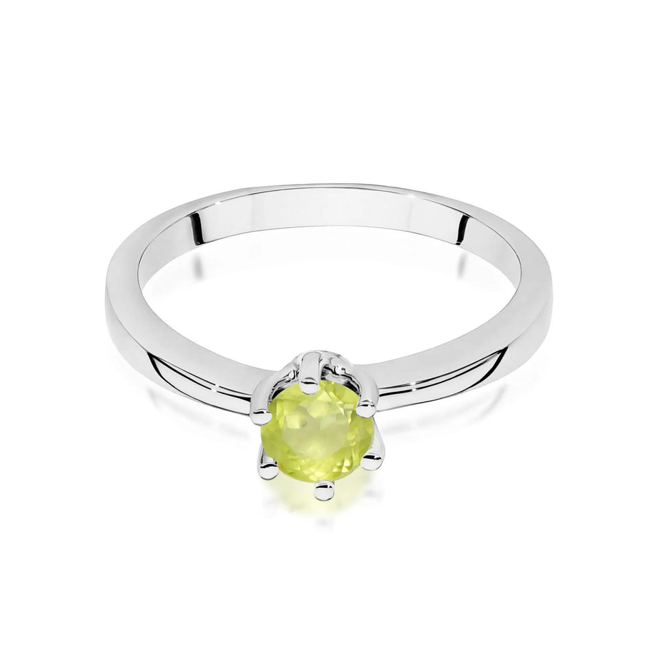 Gold Ring with 0.60ct Olivine