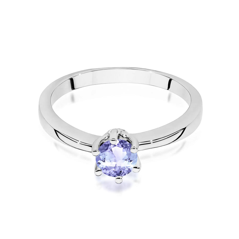 Zlatý prsten s 0,50ct tanzanitem