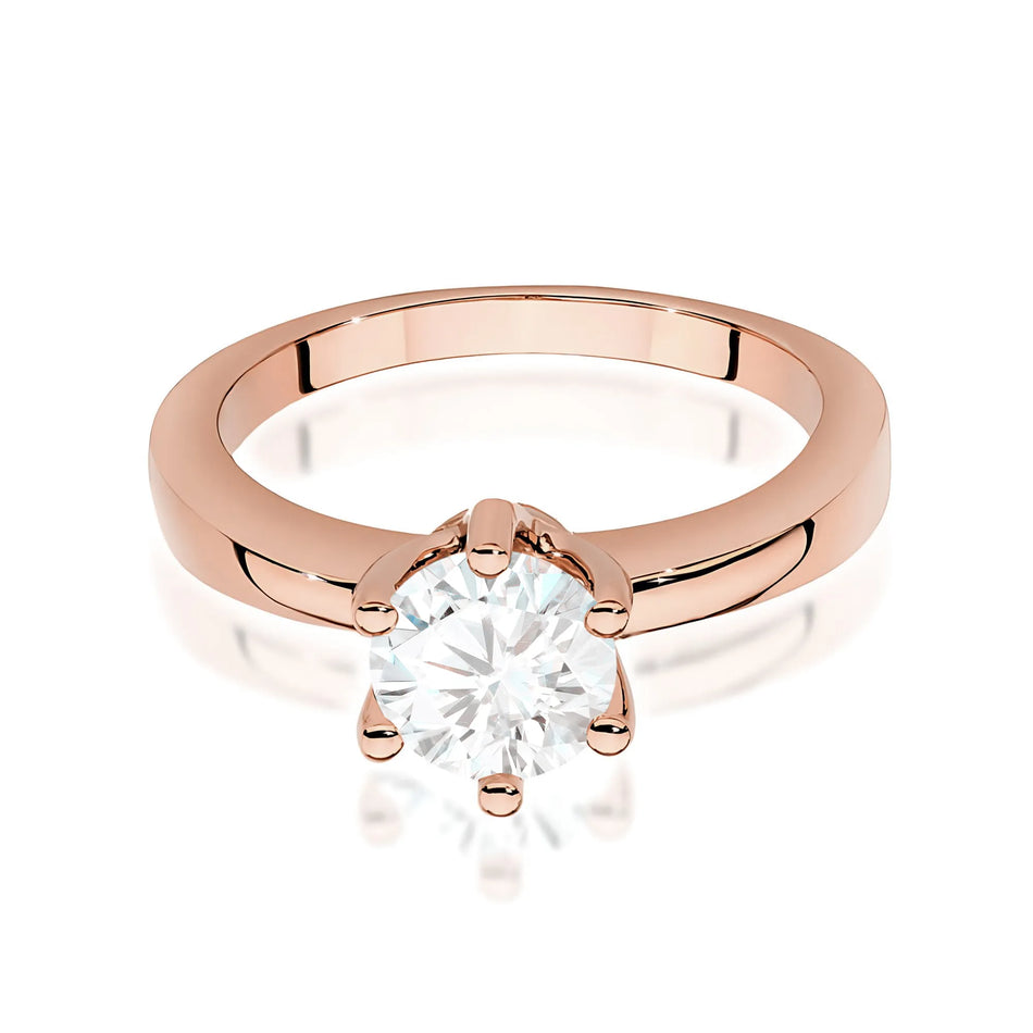 Gold Ring with 1.00ct Diamond