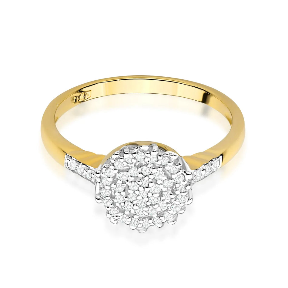 Gold Ring with 0.225ct Diamonds