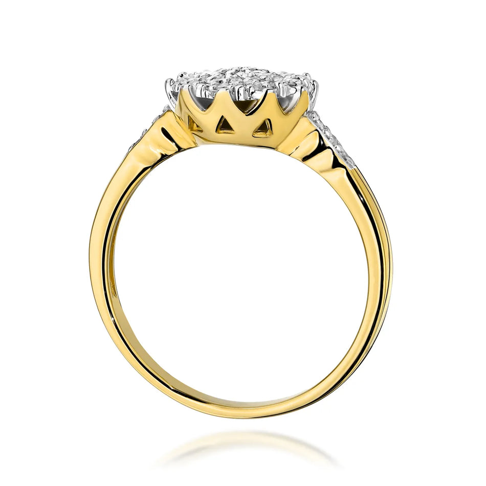 Gold Ring with 0.225ct Diamonds