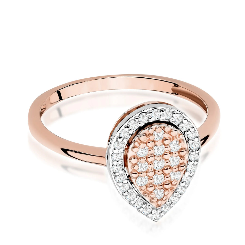 Gold Ring with 0.215ct Diamonds