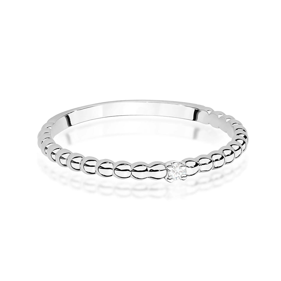 Gold Ring with 0.02ct Diamond