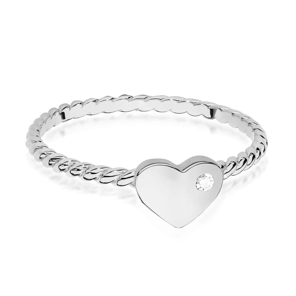 Gold Ring with 0.03ct Diamond