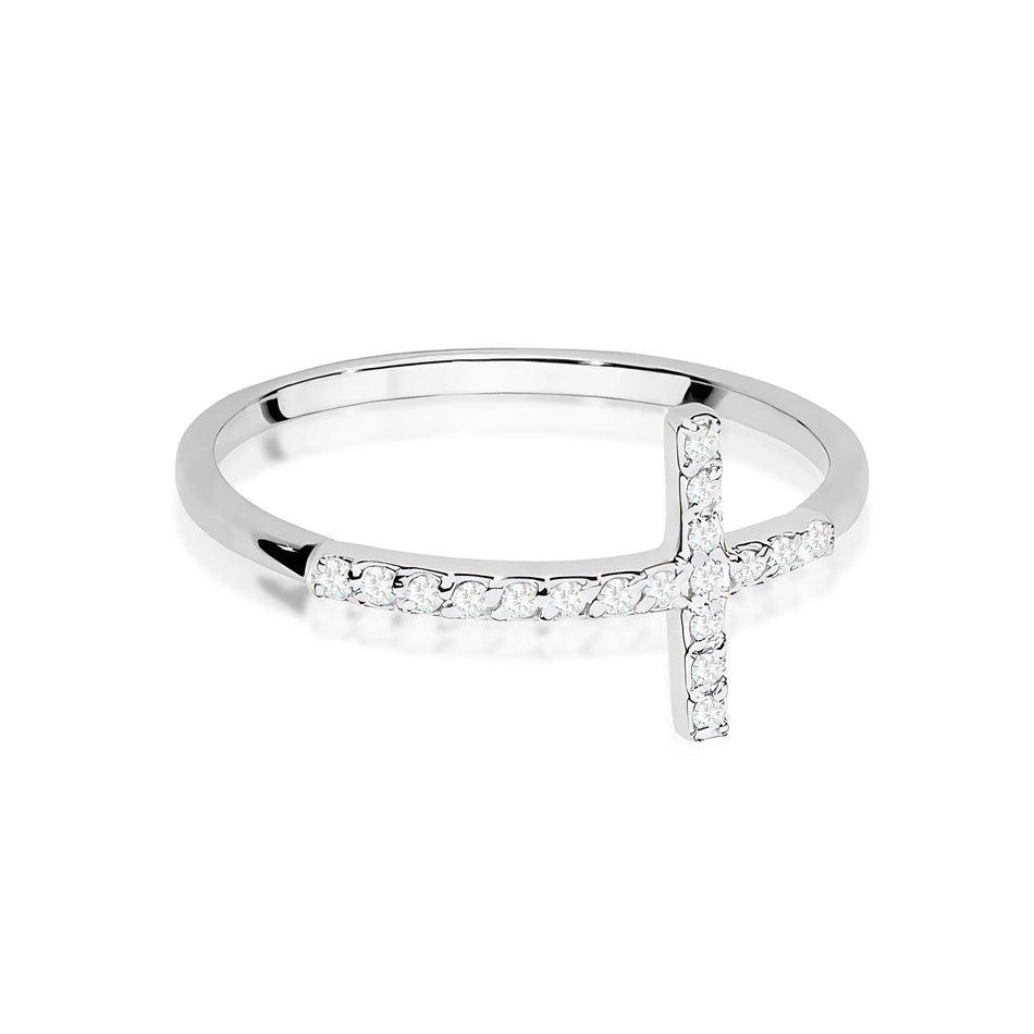 Gold Ring with 0.09ct Diamonds