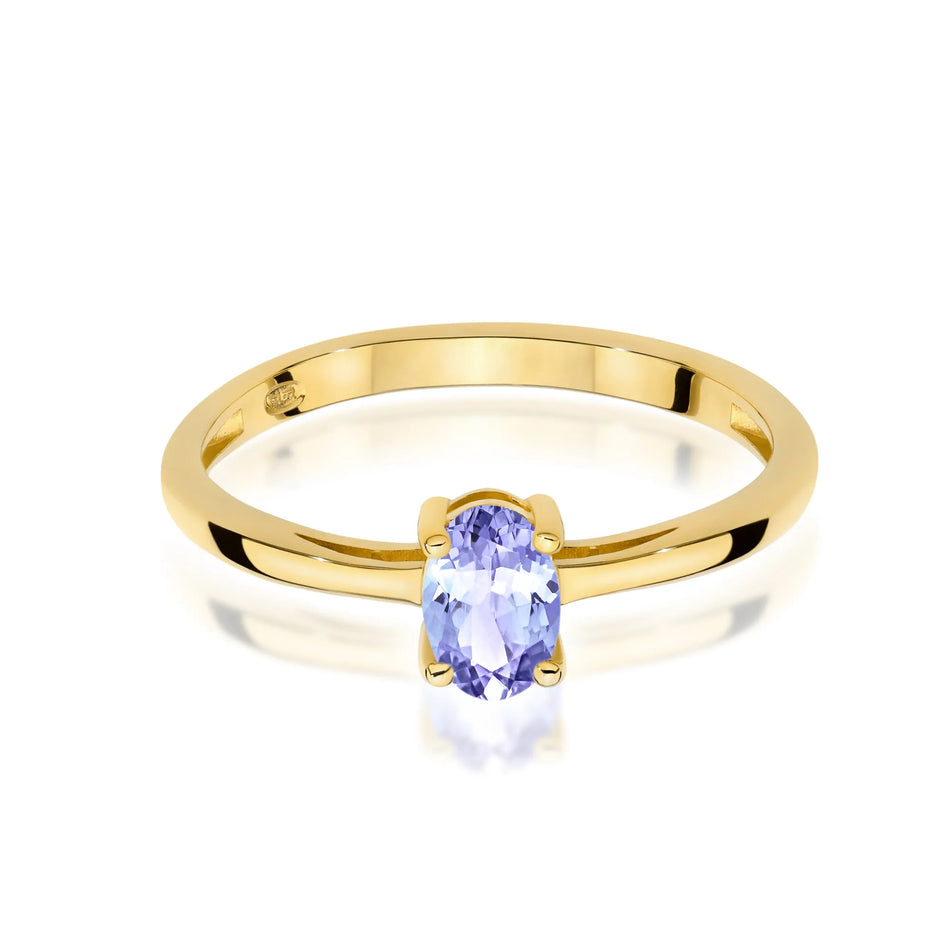 Gold Ring with 0.40ct Tansanit