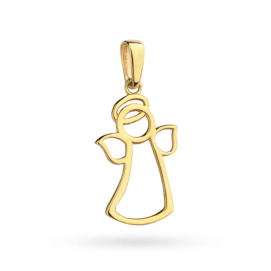 Gold Pendant with Angel