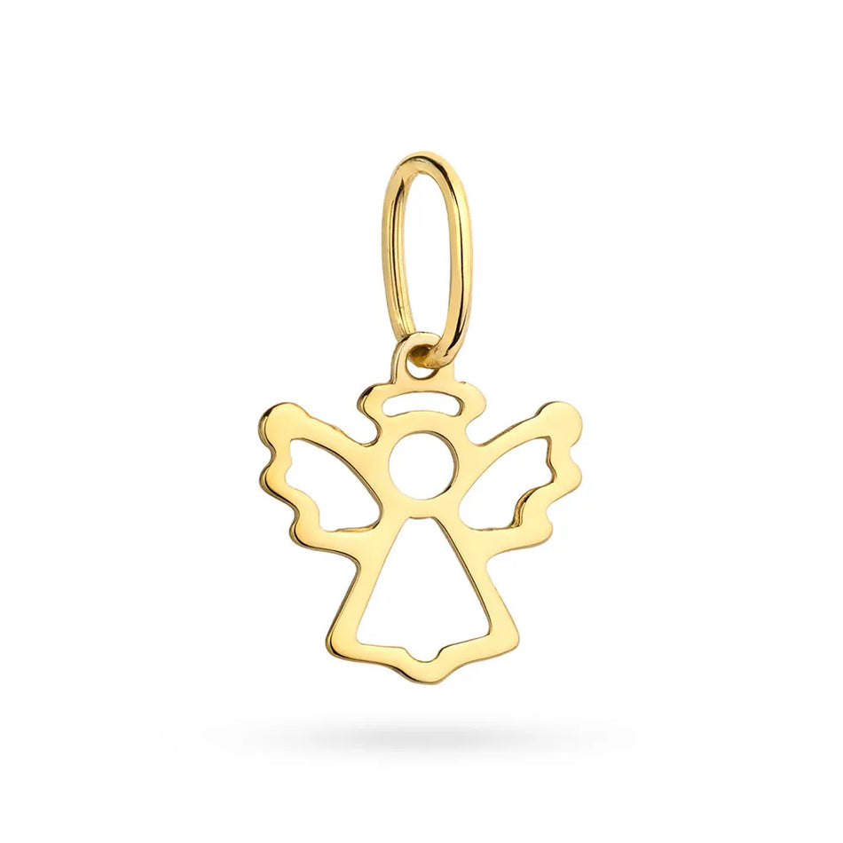 Zlatý přívěsek anděl