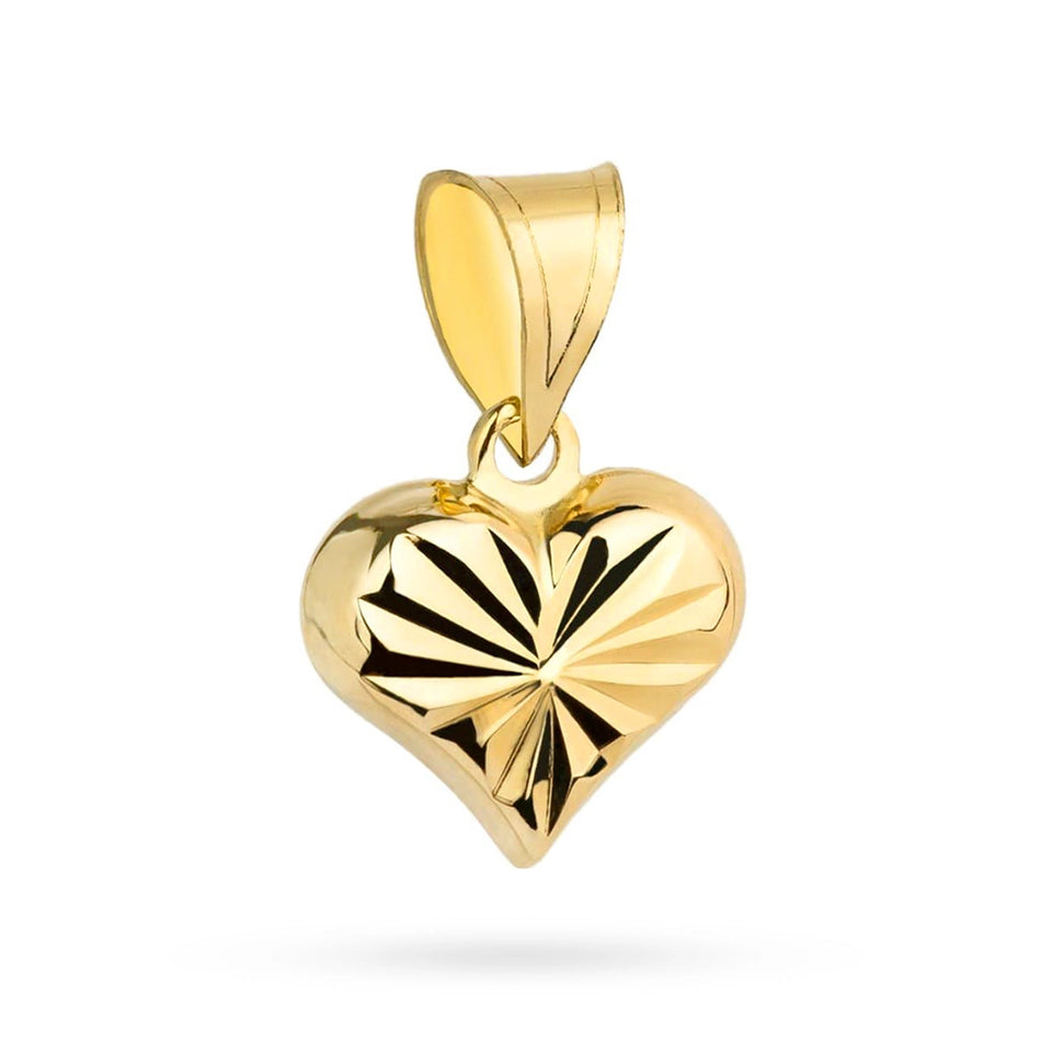 Gold Classic Heart Pendant