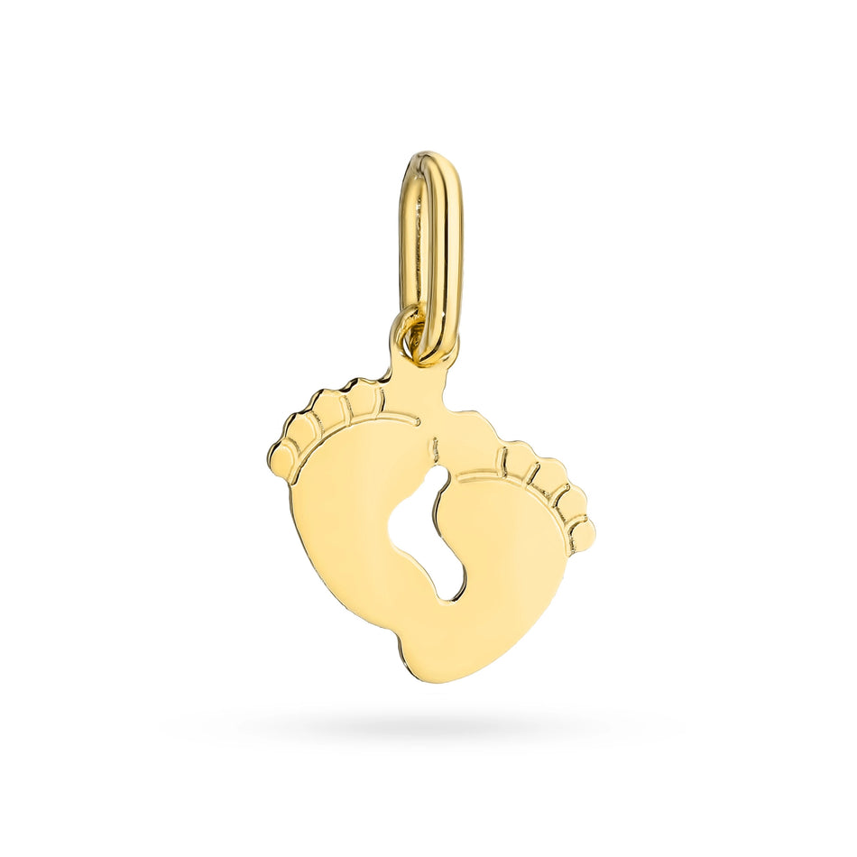 Gold Pendant Baby Feet