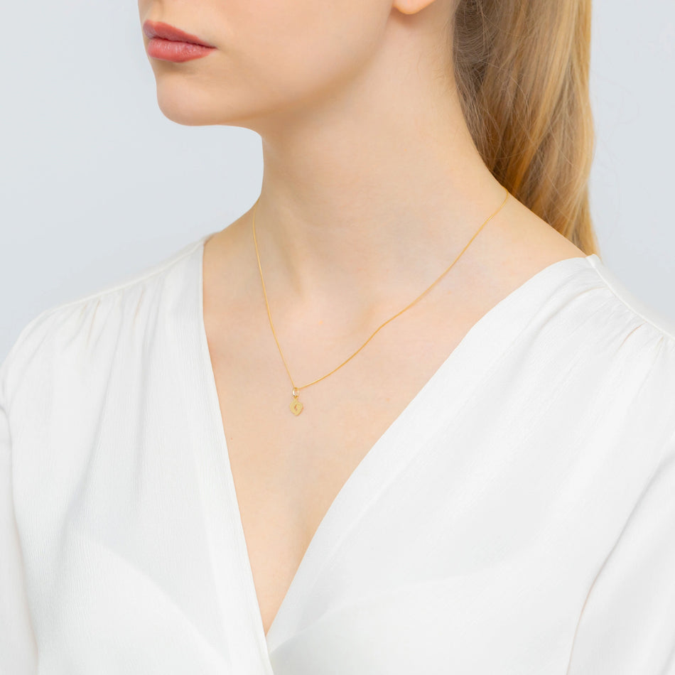 Gold Pendant Baby Feet