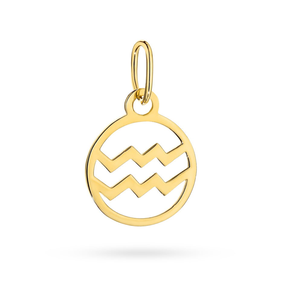 Zlatý přívěsek znamení zvěrokruhu Vodnář