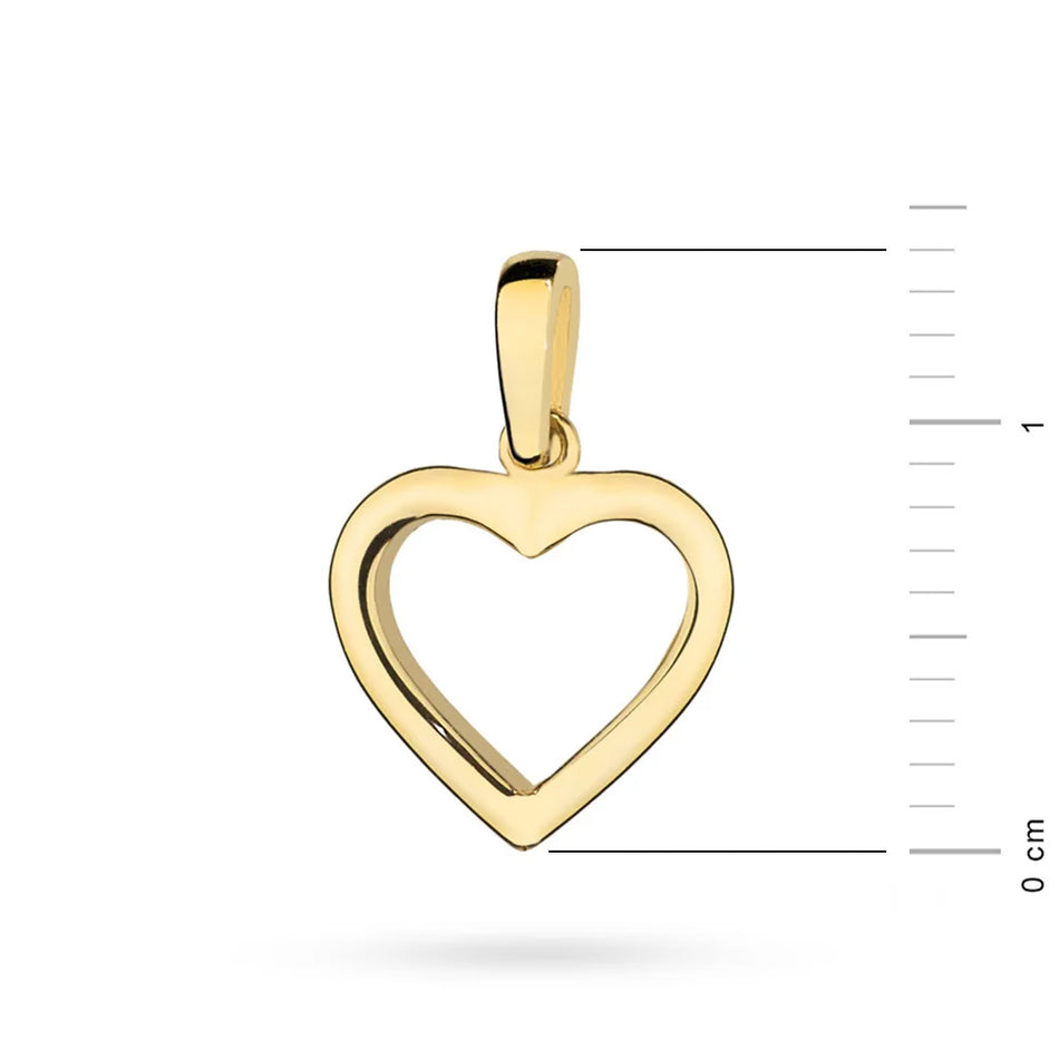 Gold Pendant Heart