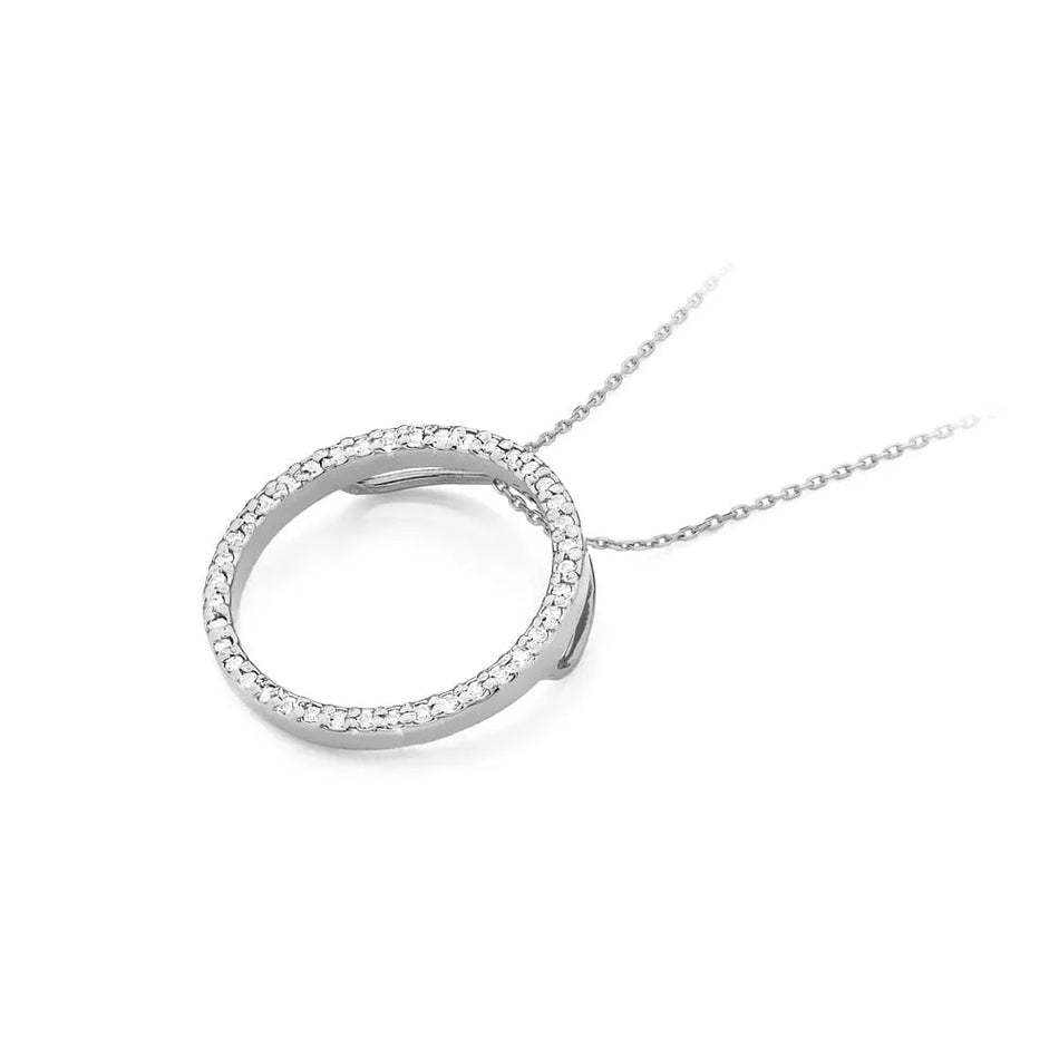 Gold Pendant with 0.20ct Diamonds