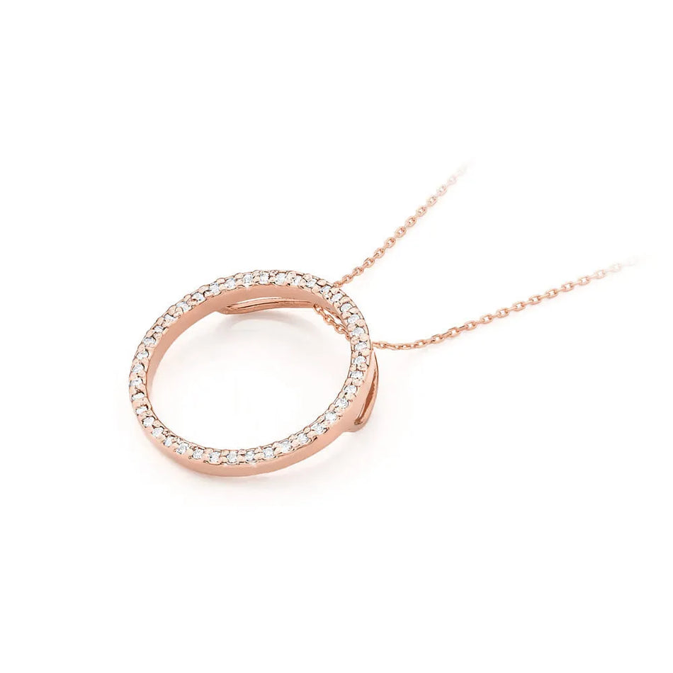 Gold Pendant with 0.20ct Diamonds