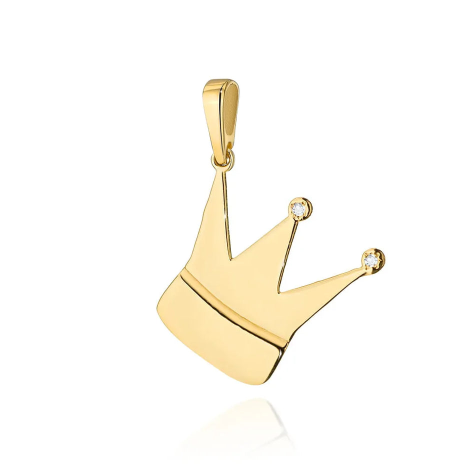 Zlatý přívěsek s diamanty 0,01 ct