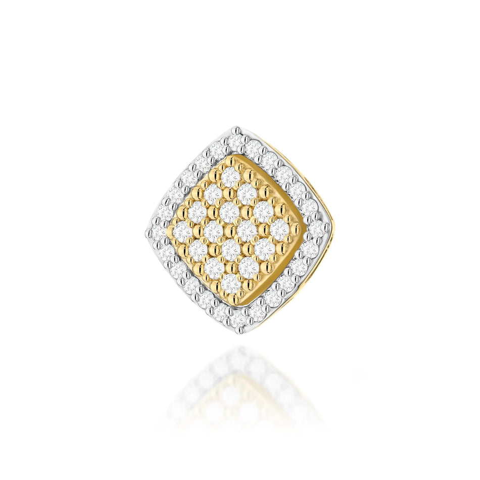 Gold Pendant with Diamonds