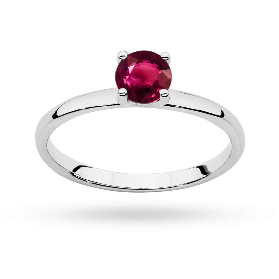 Gold Ring with 0.60ct Ruby